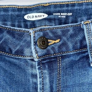 Old navy blue jeans